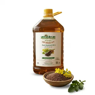 কাঠের ঘানির দেশি সরিষার তেল